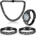 Rhinestone Necklace Bracelet Jewelry